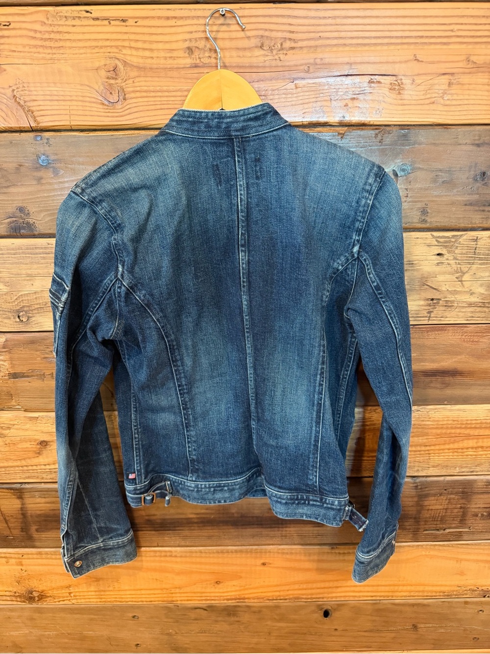 Ralph Lauren Vintage Women's Indigo Denim Snap Jacket - S/M - Picture 5 of 6